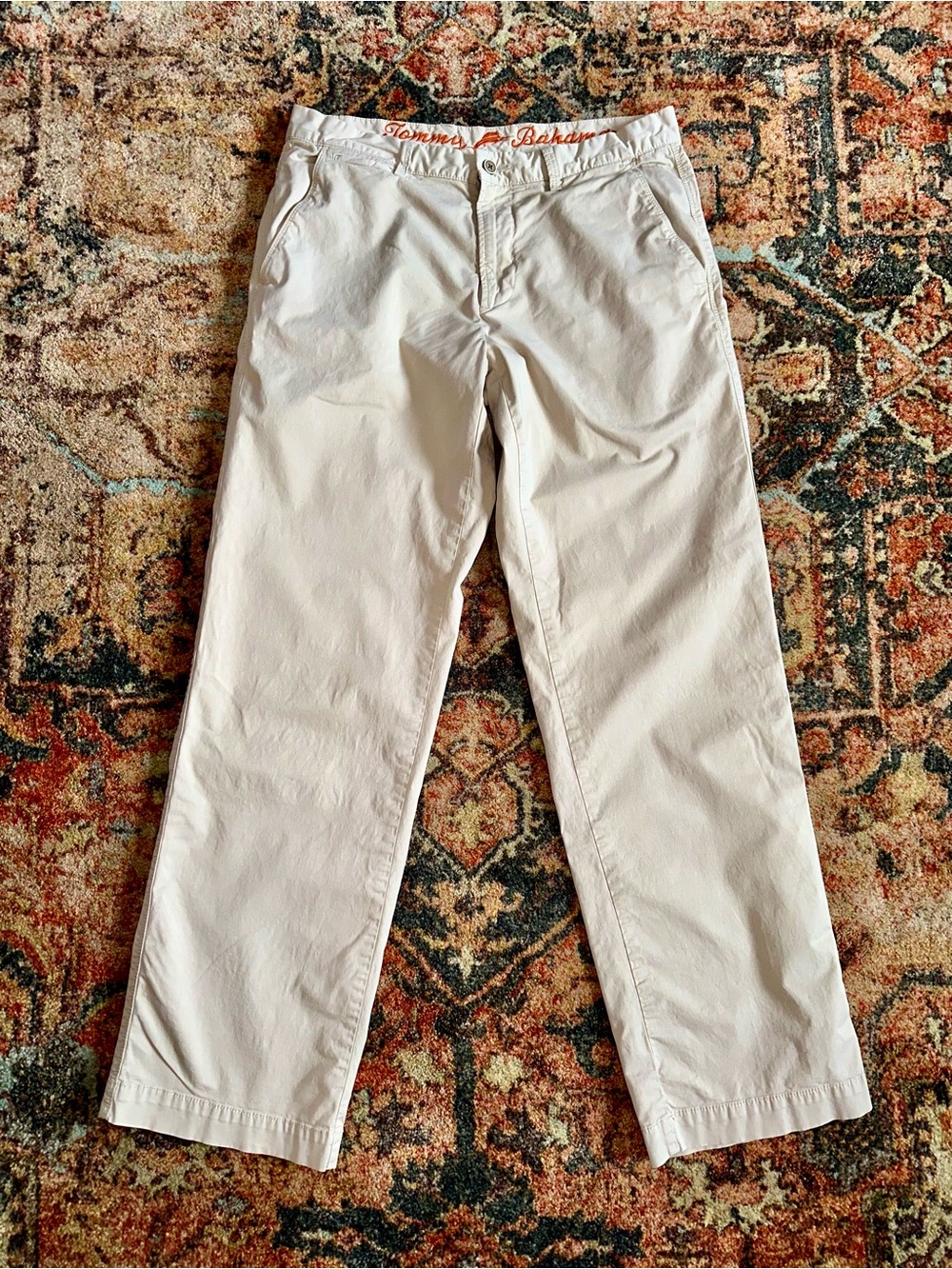 Tommy Bahama Men’s Light Beige Chino Pants 32x30.5 measured
